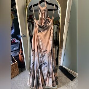 Free people halter maxi dress